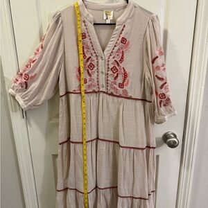 Bohemian Embroidered Dress